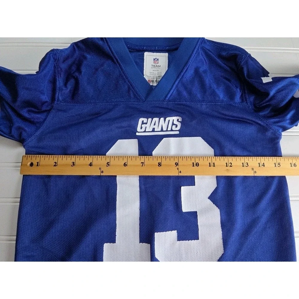 NFL Team Apparel Jersey Beckham Jr # 13 Kids Youth Small 6/7 New York Giants